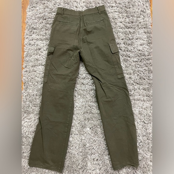 Zara Green Cargo Pants - Picture 2 of 4